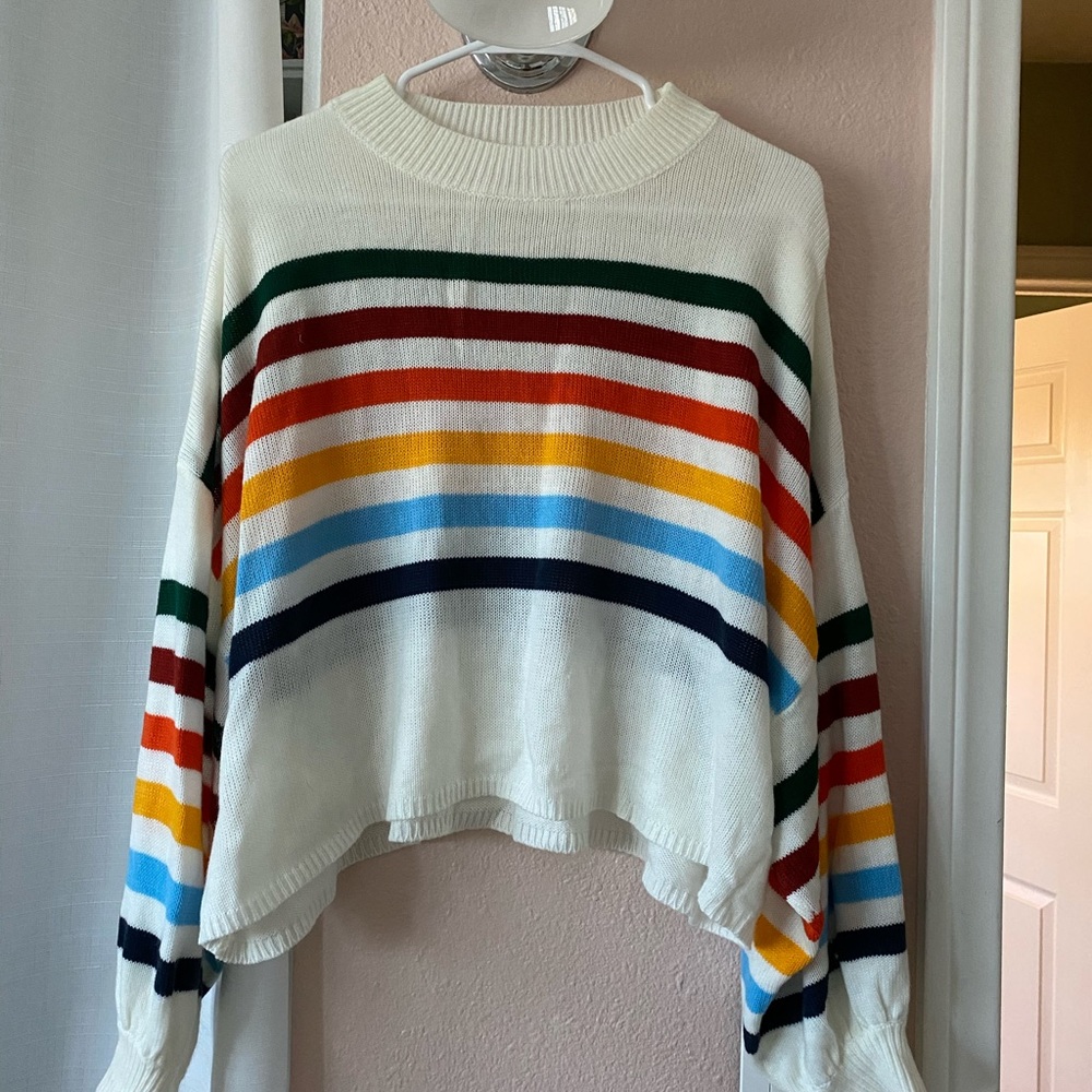 Rainbow Stripe Sweater